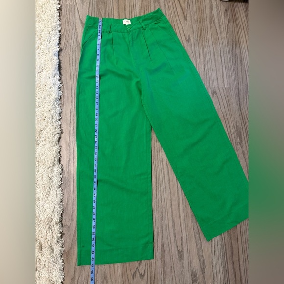 Cami NYC Vibrant Green Wide-Leg Pants - Picture 11 of 12